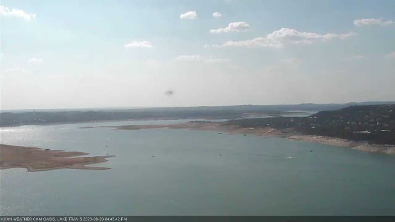 Lake Travis webcam, August 20, 2023 4:45 PM CT