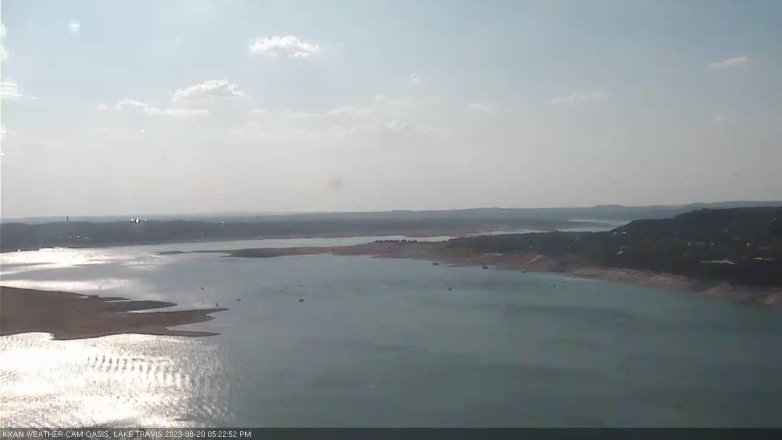 Lake Travis webcam, August 20, 2023 5:25 PM CT
