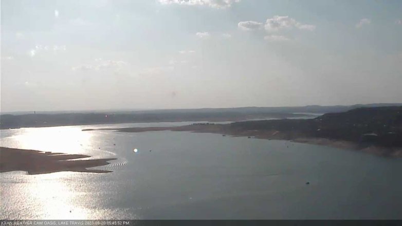 Lake Travis webcam, August 20, 2023 5:45 PM CT