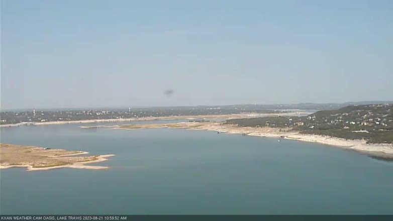 Lake Travis webcam, August 21, 2023 11:00 AM CT