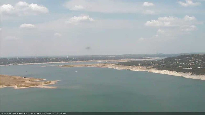 Lake Travis webcam, August 21, 2023 12:45 PM CT