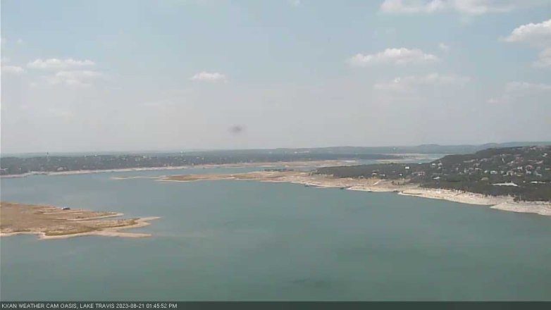 Lake Travis webcam, August 21, 2023 1:45 PM CT