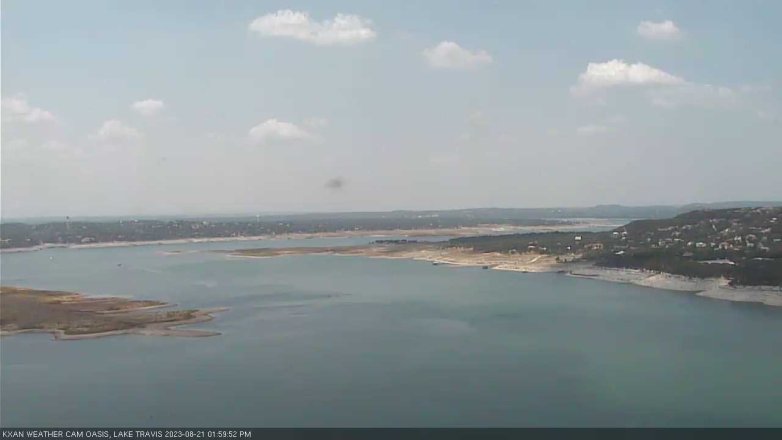 Lake Travis webcam, August 21, 2023 2:00 PM CT