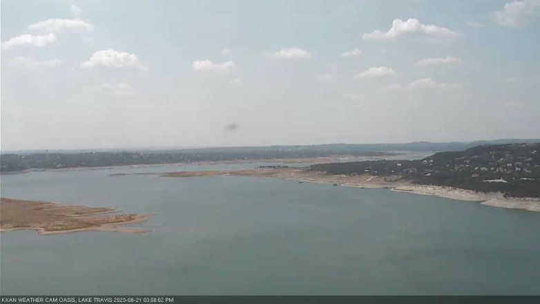 Lake Travis webcam, August 21, 2023 3:00 PM CT