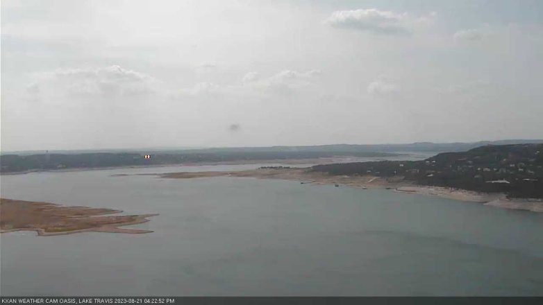Lake Travis webcam, August 21, 2023 4:25 PM CT