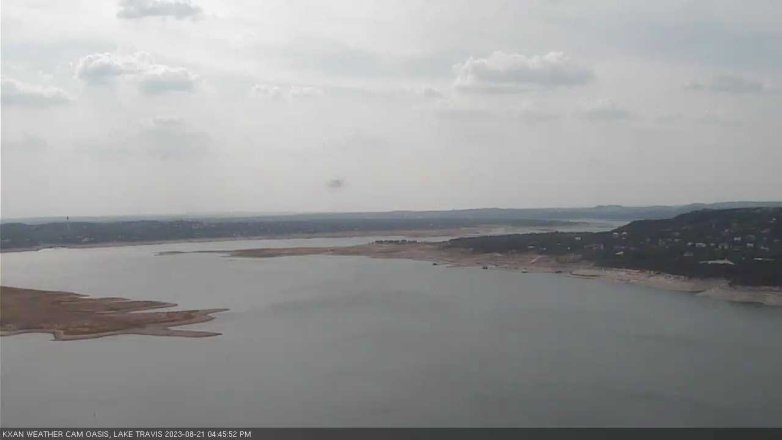 Lake Travis webcam, August 21, 2023 4:45 PM CT