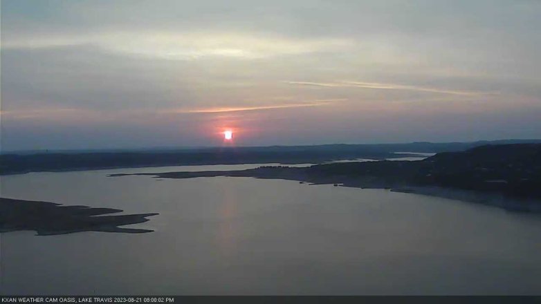 Lake Travis webcam, August 21, 2023 8:00 PM CT
