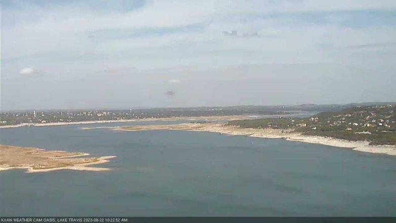 Lake Travis webcam, August 22, 2023 10:25 AM CT