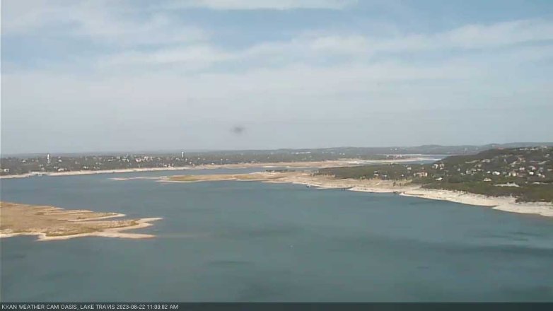 Lake Travis webcam, August 22, 2023 11:00 AM CT
