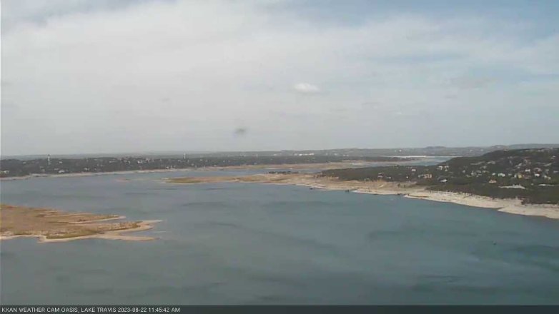 Lake Travis webcam, August 22, 2023 11:45 AM CT