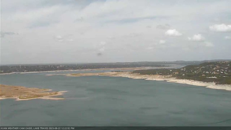 Lake Travis webcam, August 22, 2023 12:25 PM CT