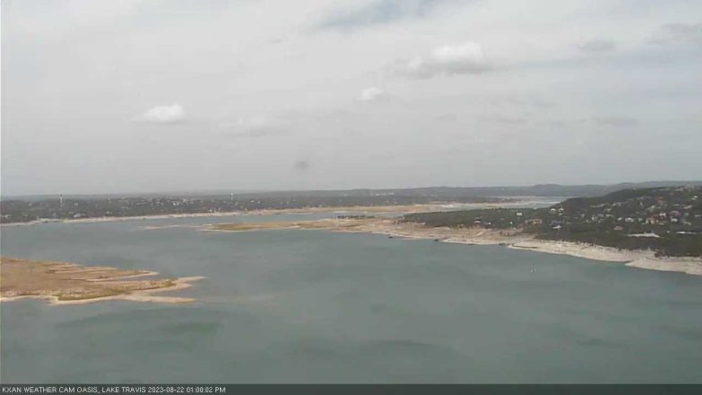 Lake Travis webcam, August 22, 2023 1:00 PM CT