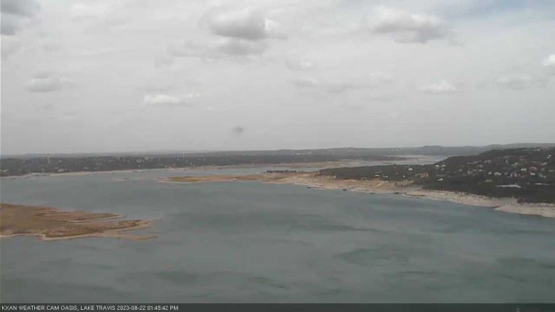 Lake Travis webcam, August 22, 2023 1:45 PM CT