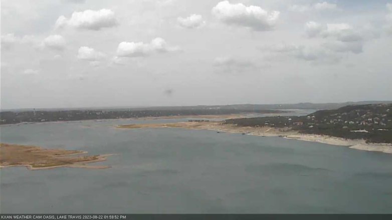 Lake Travis webcam, August 22, 2023 2:00 PM CT