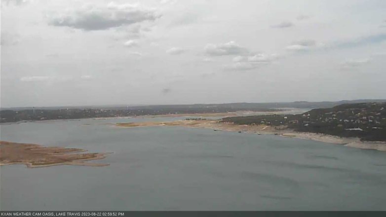 Lake Travis webcam, August 22, 2023 3:00 PM CT