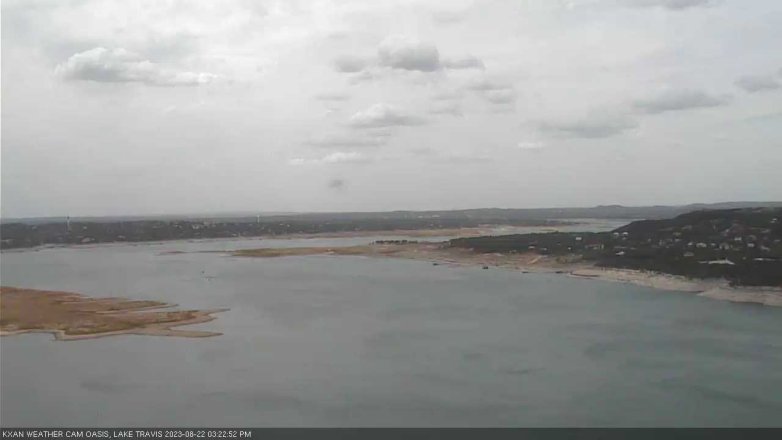 Lake Travis webcam, August 22, 2023 3:25 PM CT