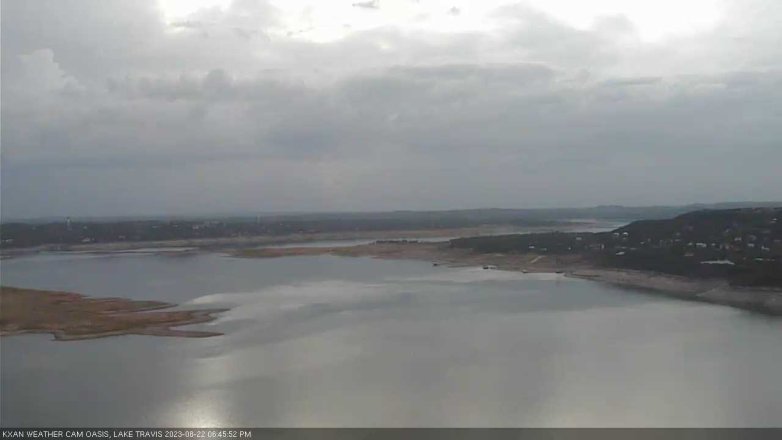 Lake Travis webcam, August 22, 2023 6:45 PM CT
