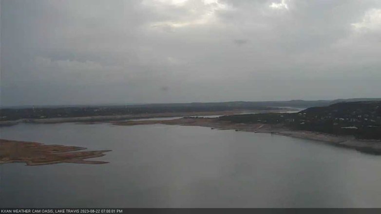 Lake Travis webcam, August 22, 2023 7:00 PM CT