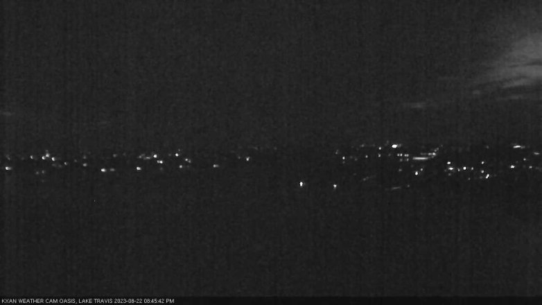 Lake Travis webcam, August 22, 2023 8:45 PM CT