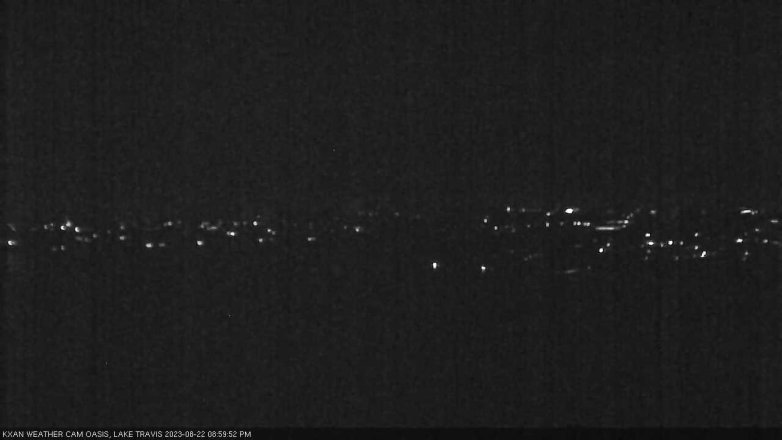 Lake Travis webcam, August 22, 2023 9:00 PM CT