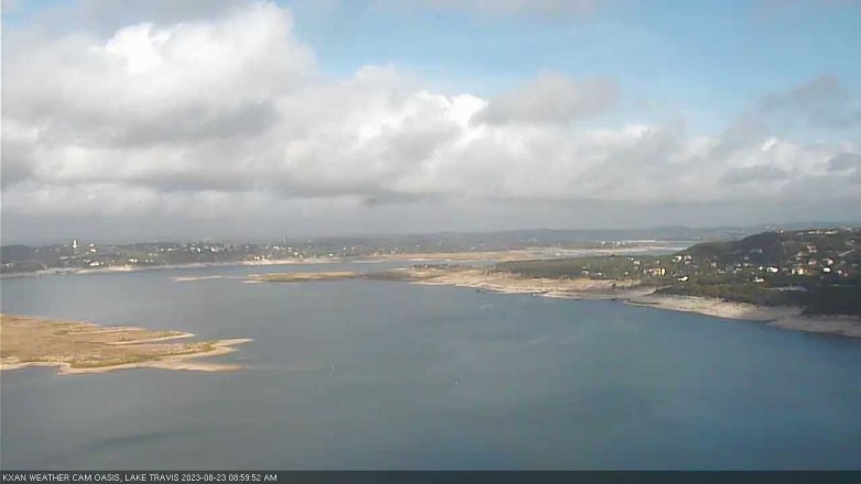 Lake Travis webcam, August 23, 2023 9:00 AM CT