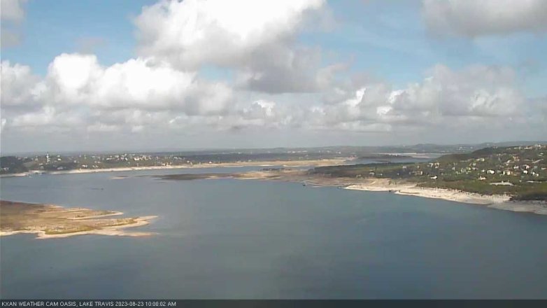 Lake Travis webcam, August 23, 2023 10:00 AM CT
