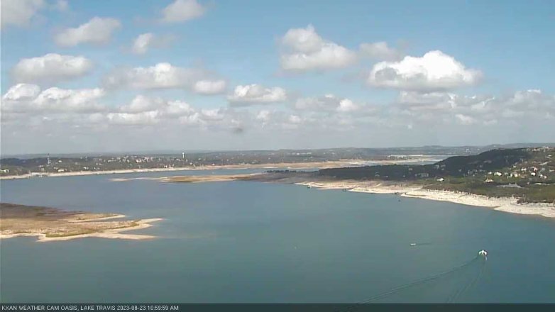 Lake Travis webcam, August 23, 2023 11:00 AM CT