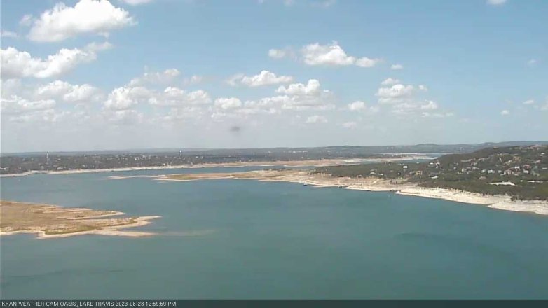 Lake Travis webcam, August 23, 2023 1:00 PM CT
