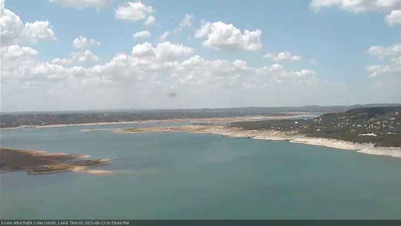 Lake Travis webcam, August 23, 2023 2:00 PM CT