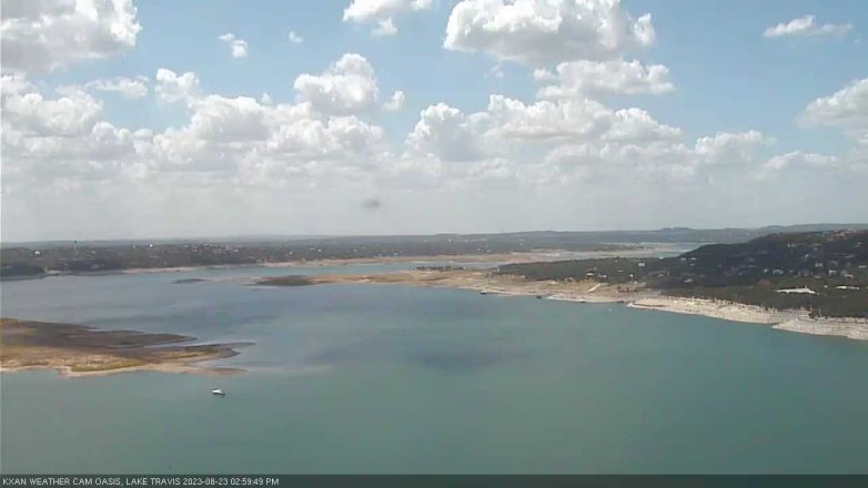 Lake Travis webcam, August 23, 2023 3:00 PM CT