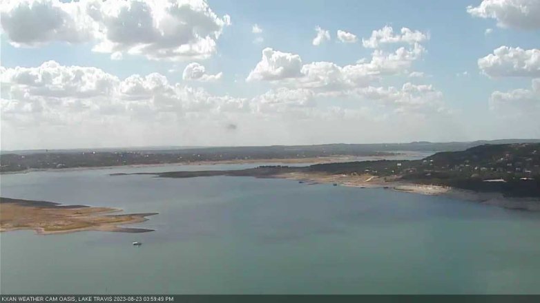 Lake Travis webcam, August 23, 2023 4:00 PM CT