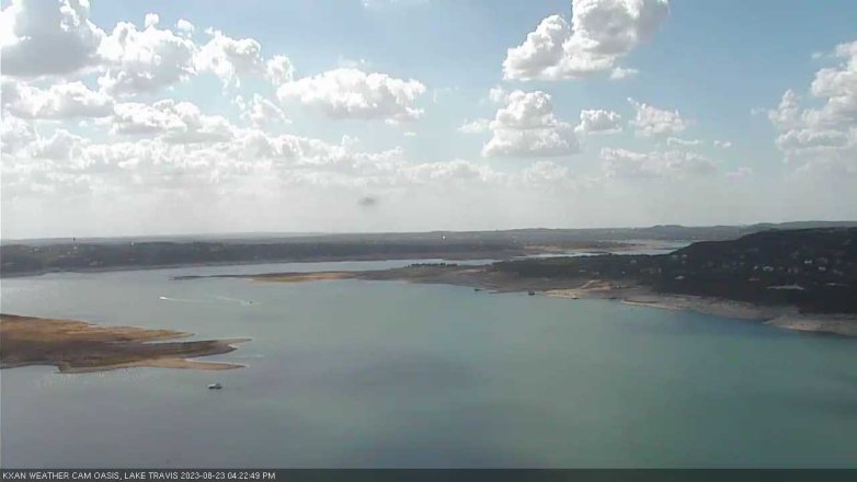 Lake Travis webcam, August 23, 2023 4:25 PM CT