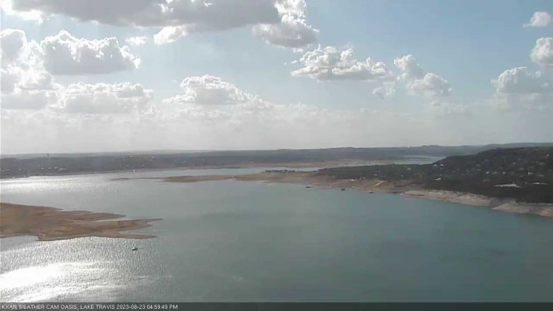 Lake Travis webcam, August 23, 2023 5:00 PM CT