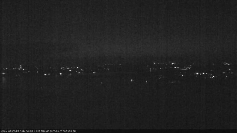 Lake Travis webcam, August 23, 2023 9:00 PM CT