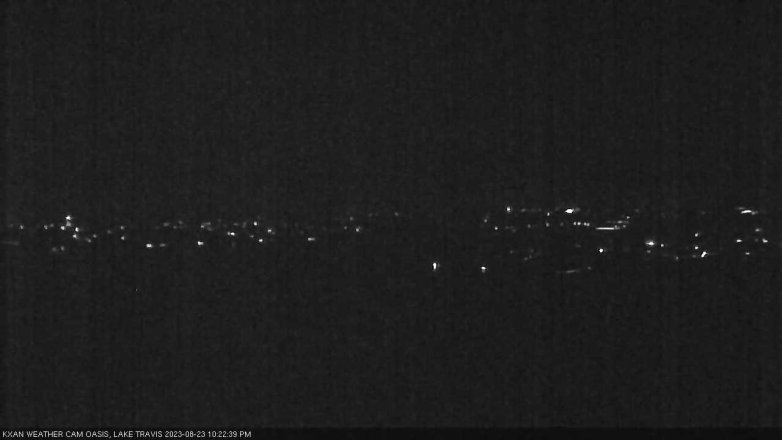 Lake Travis webcam, August 23, 2023 10:25 PM CT