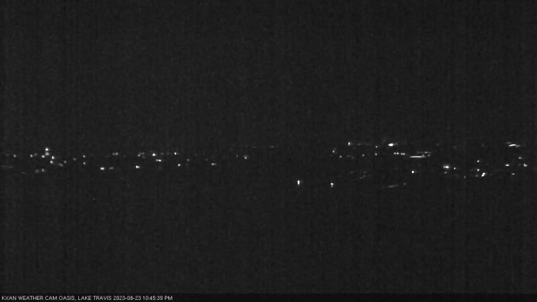 Lake Travis webcam, August 23, 2023 10:45 PM CT