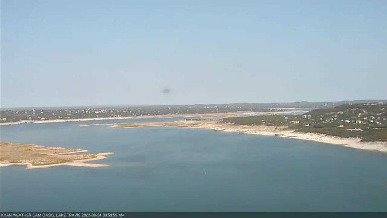 Lake Travis webcam, August 24, 2023 10:00 AM CT