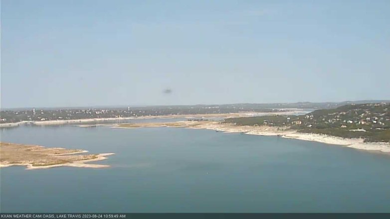 Lake Travis webcam, August 24, 2023 11:00 AM CT