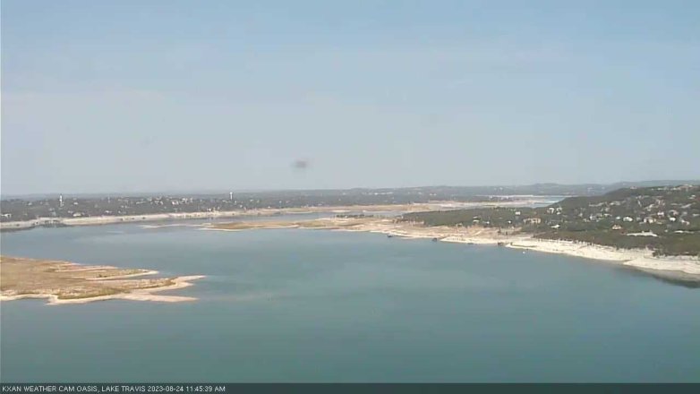 Lake Travis webcam, August 24, 2023 11:45 AM CT