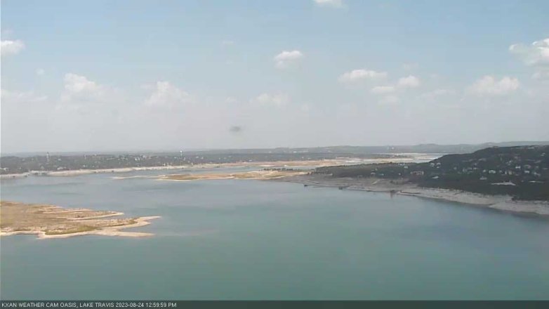 Lake Travis webcam, August 24, 2023 1:00 PM CT