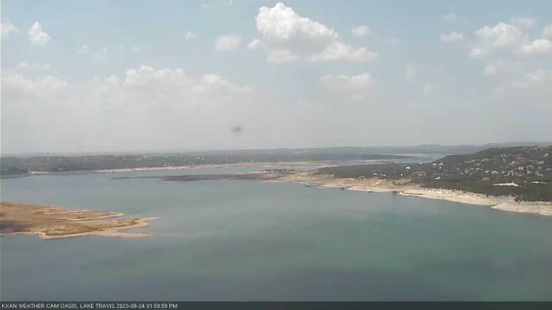 Lake Travis webcam, August 24, 2023 2:00 PM CT