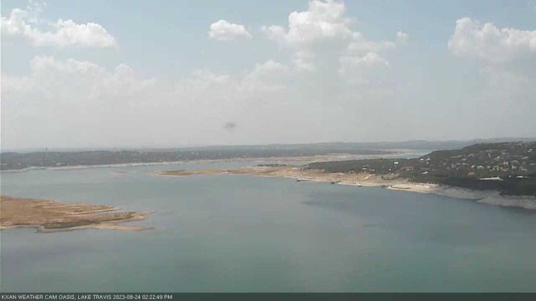 Lake Travis webcam, August 24, 2023 2:25 PM CT