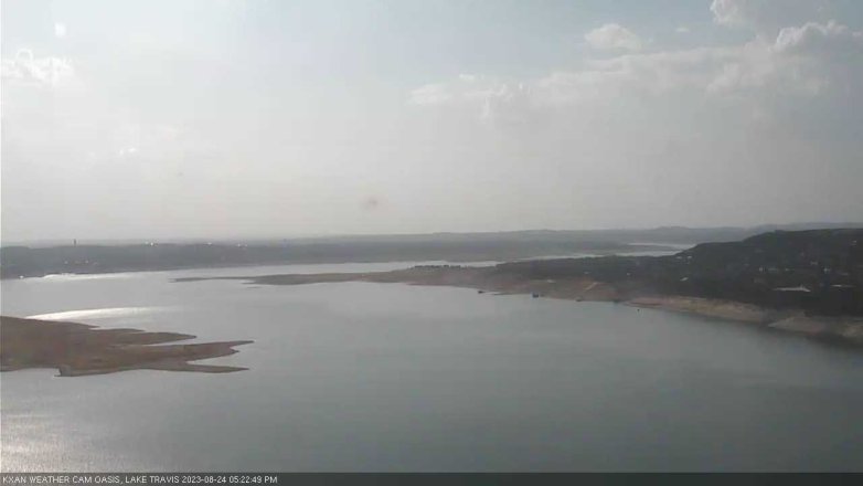 Lake Travis webcam, August 24, 2023 5:25 PM CT