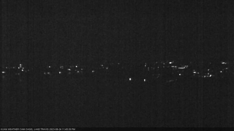Lake Travis webcam, August 24, 2023 11:45 PM CT