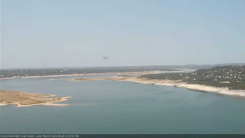 Lake Travis webcam, August 25, 2023 12:25 PM CT