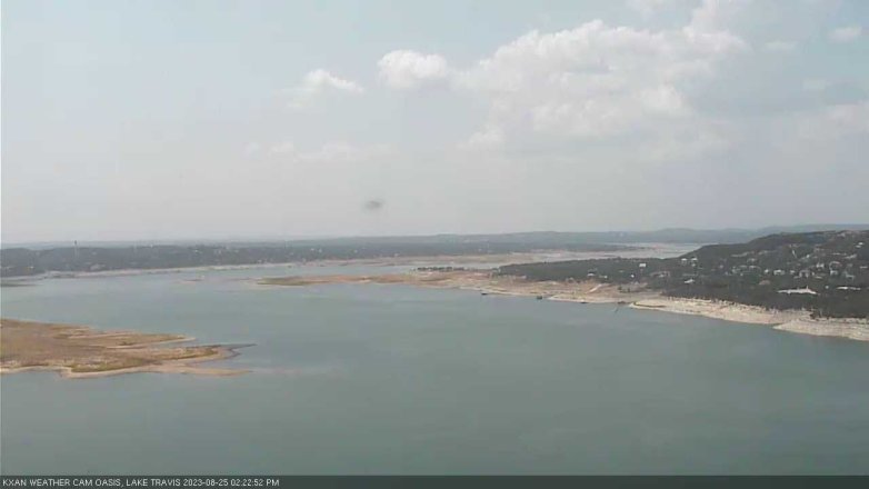 Lake Travis webcam, August 25, 2023 2:25 PM CT
