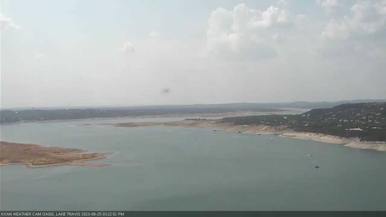 Lake Travis webcam, August 25, 2023 3:25 PM CT