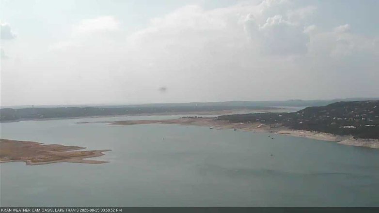 Lake Travis webcam, August 25, 2023 4:00 PM CT