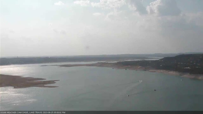 Lake Travis webcam, August 25, 2023 5:00 PM CT