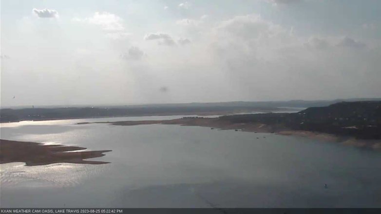 Lake Travis webcam, August 25, 2023 5:25 PM CT